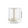 Rotatable Figure Display Case with Music Dustproof Hanging Doll Stand for Keychain Charms