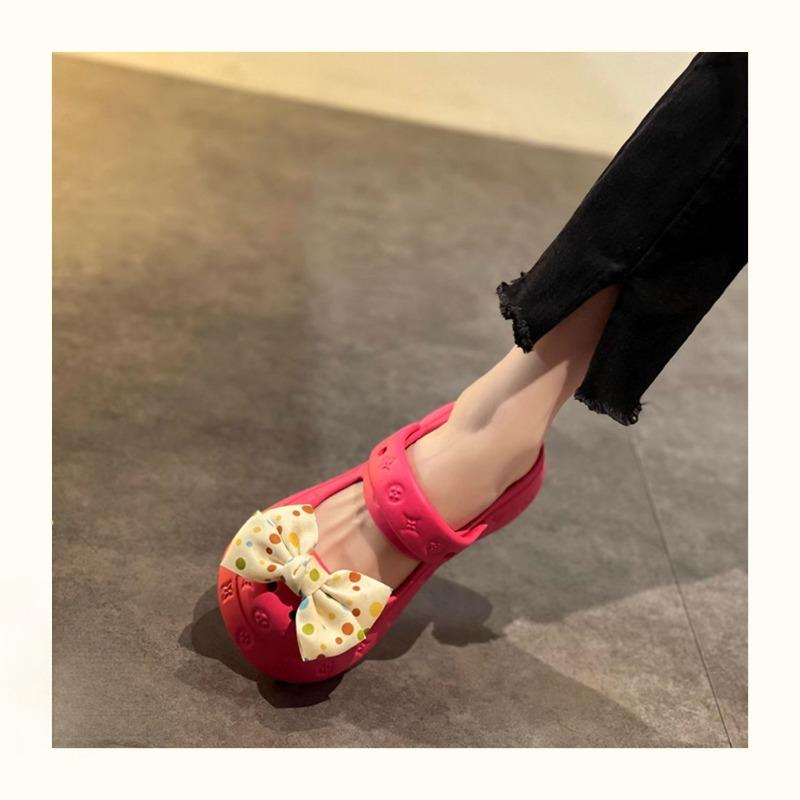 New  Women's Shoes Thick-soled Shoes Casual Beach Flip-flops
