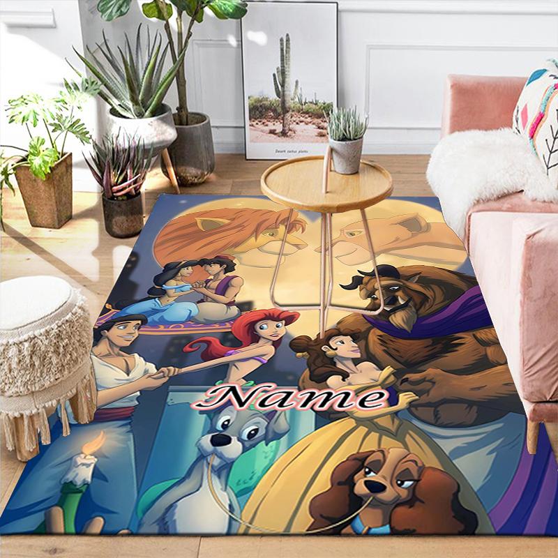Custom 1Pc Aladdin'S Magical Adventure Rug Office Carpet Indoor Outdoor Entrance Doormat Nonslip Soft And Comfortable Living Room D916173