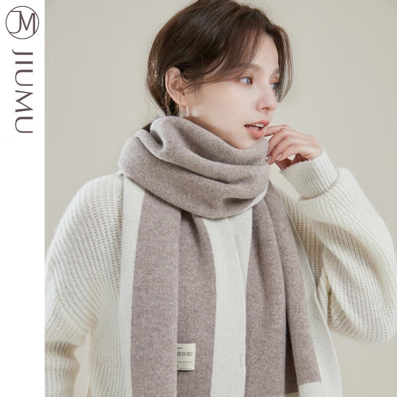 JIUMU Women's Thickened Warm Winter Scarf