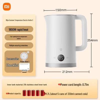 Chaleira Elétrica Inteligente Termostática Xiaomi Mijia 3