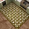 Carpet for Kitchen Household Non-slip Oil-proof Floor Mat Medieval Style Green Large Area Rug Waterproof Pvc Leather Foot Mats