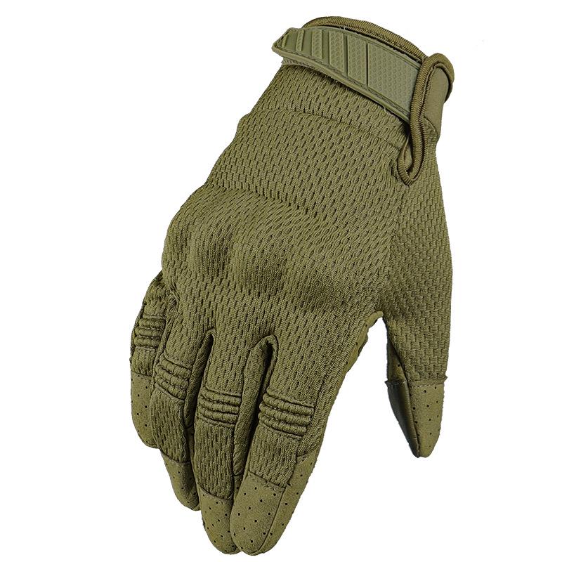 Men's Breathable Non-slip Tactical Gloves for Cycling, Motorcycling, Mountaineering, and Rock Climbing with Touchscreen Capability