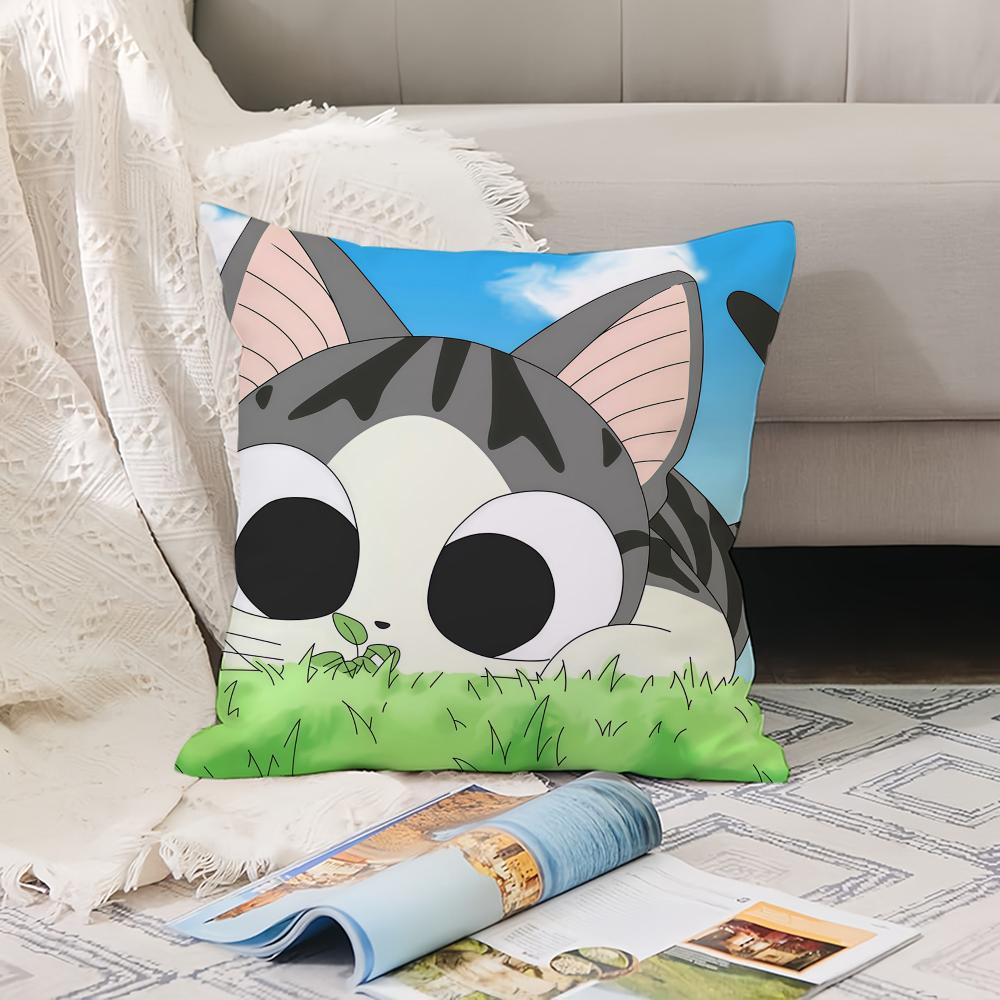 Cartoon C-Chi's S-Sweet H-Home Pillow Case Office Cushions Suitable For Sofa Car Bedroom Decorative Cushion Cover