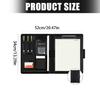 Professional Budget Planner Cover Budget Management Tool A4 Zippered Closure Design Organizers PU Leather Materials