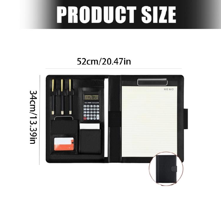 Professional Budget Planner Cover Budget Management Tool A4 Zippered Closure Design Organizers PU Leather Materials
