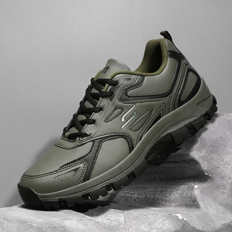 

Мужские походные ботинки большого размера, уличные низкие, мужские внедорожные ботинки для джунглей, кожаные дорожные ботинки, походные ботинки 45