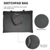 With Zipper Handle Art Portfolio Container Shoulder Sketch Bag  Art Supply