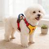 Denim Style Adjustable Breathable Dog Chest Strap and Leash Suitable for Pet Travel Equipment for Small and Medium-sized Dogs