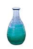 Toyo Sasaki Glass Sake Bottle Carafe, Coral Sea, Blue-Green, 290ml, Made in Japan, WA165CB/EG
