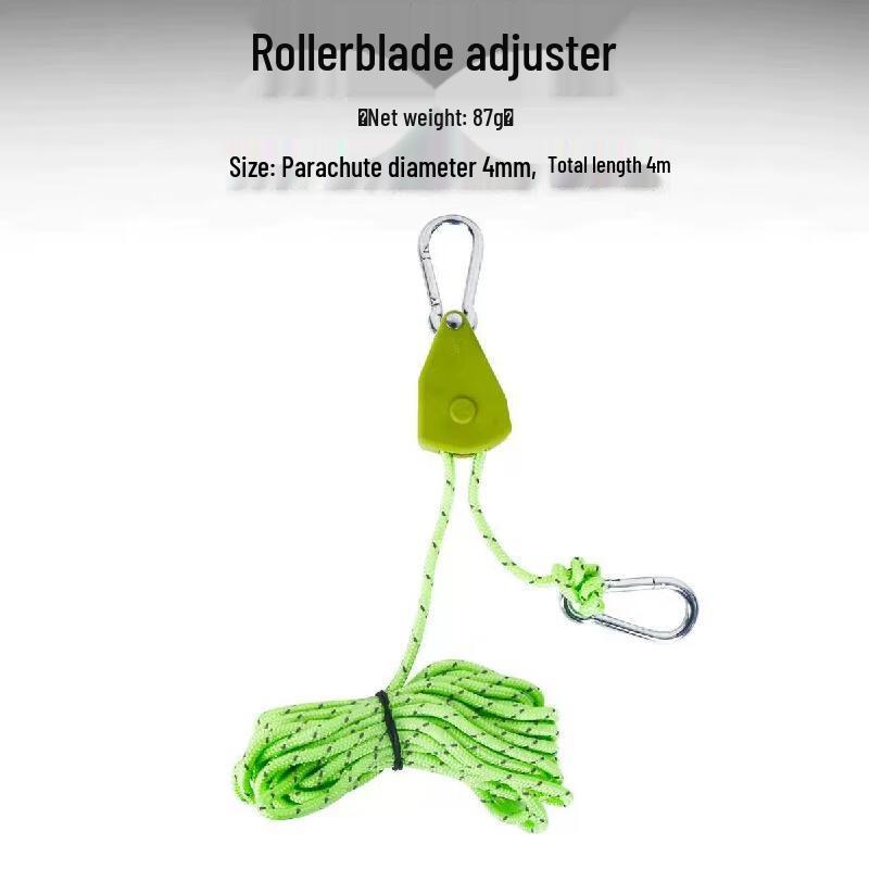 

Adjustable Tent & Canopy Guy Ropes with Metal Pulley 5-pack