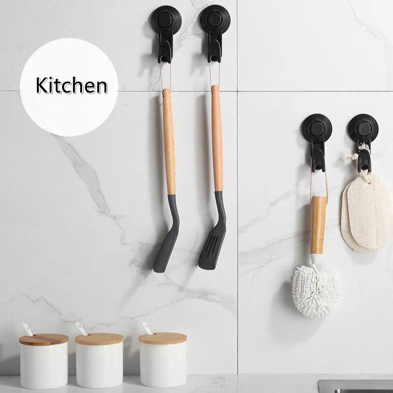 1 Τμχ Ισχυρή Βεντούζα Κενό Άγκιστρο Αυτοκόλλητο Κρεμάστρα Τοίχου Πόρτας Άγκιστρο Κλειδοκράτορας Ράφι Μεγάλης Αντοχής Άγκιστρο Κρεμάσματος Μπάνιου Κουζίνας