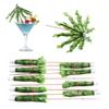 Toothpick Tropical Hawaii Eco-friendly Fancy Sticks Cocktail Skewer Appetizers Picks Paper Umbrella