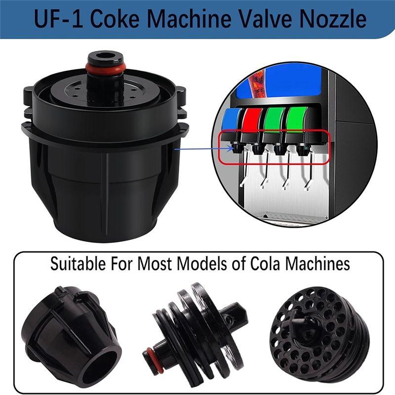 AEE4-3Pcs UF-1 Nozzle And Diffusser Assembly,For Coke UF-1 Soda Inner Outer Valves Repair Or Replacement