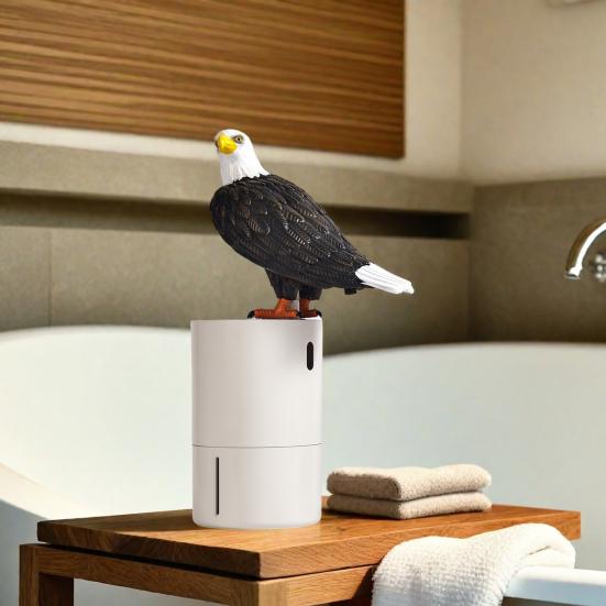 Seifenspender Adlerform Automatischer Sensor Schaum Handseifenspender Berührungsloser FIR-Sensor Leicht zu reinigender Seifenspender