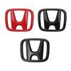 AAAME1 Car Modification Suitable for Honda 10th Accord/Civic Black Red Front Logo Covered Rear Logo Steering Wheel Modification Decor