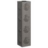 Solar LED Path Light 2 Pcs Rustic Weatherproof Steel