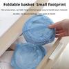 1pcs Folding Household Laundry Storage Basket Mesh Dirty Clothes Storage BasketToy Storage Bag Household Storage Bucket