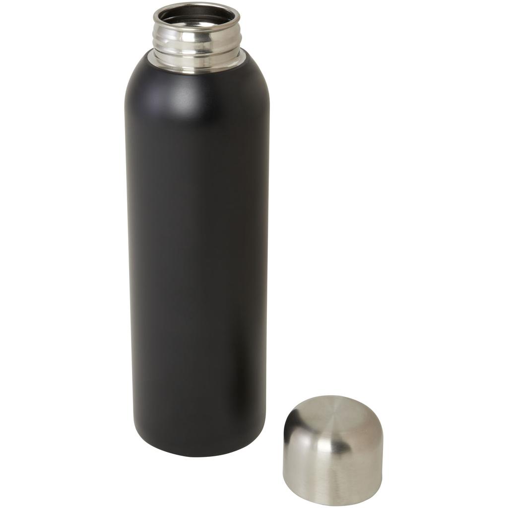 Stainless steel water bottle, 820 ml with RCS certification "Guzzle" Deep Black