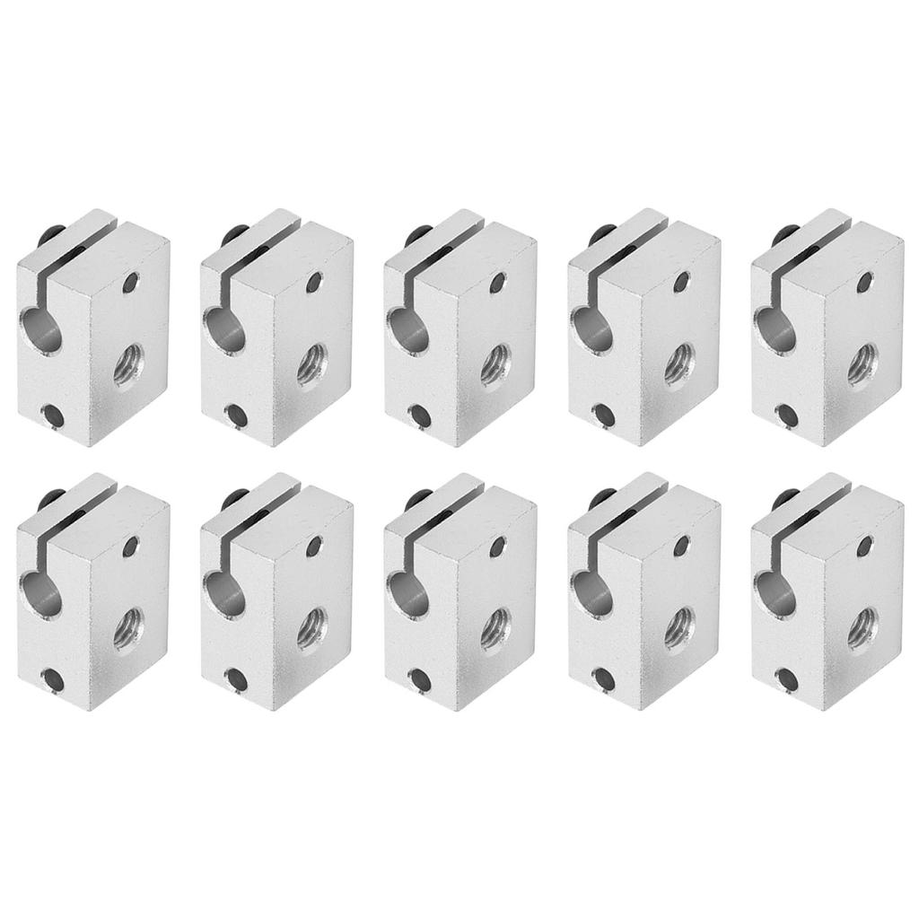 10Pcs Aluminum Heating Block PT100 Sensor for V6 3D Printer Heater Nozzle Accessories