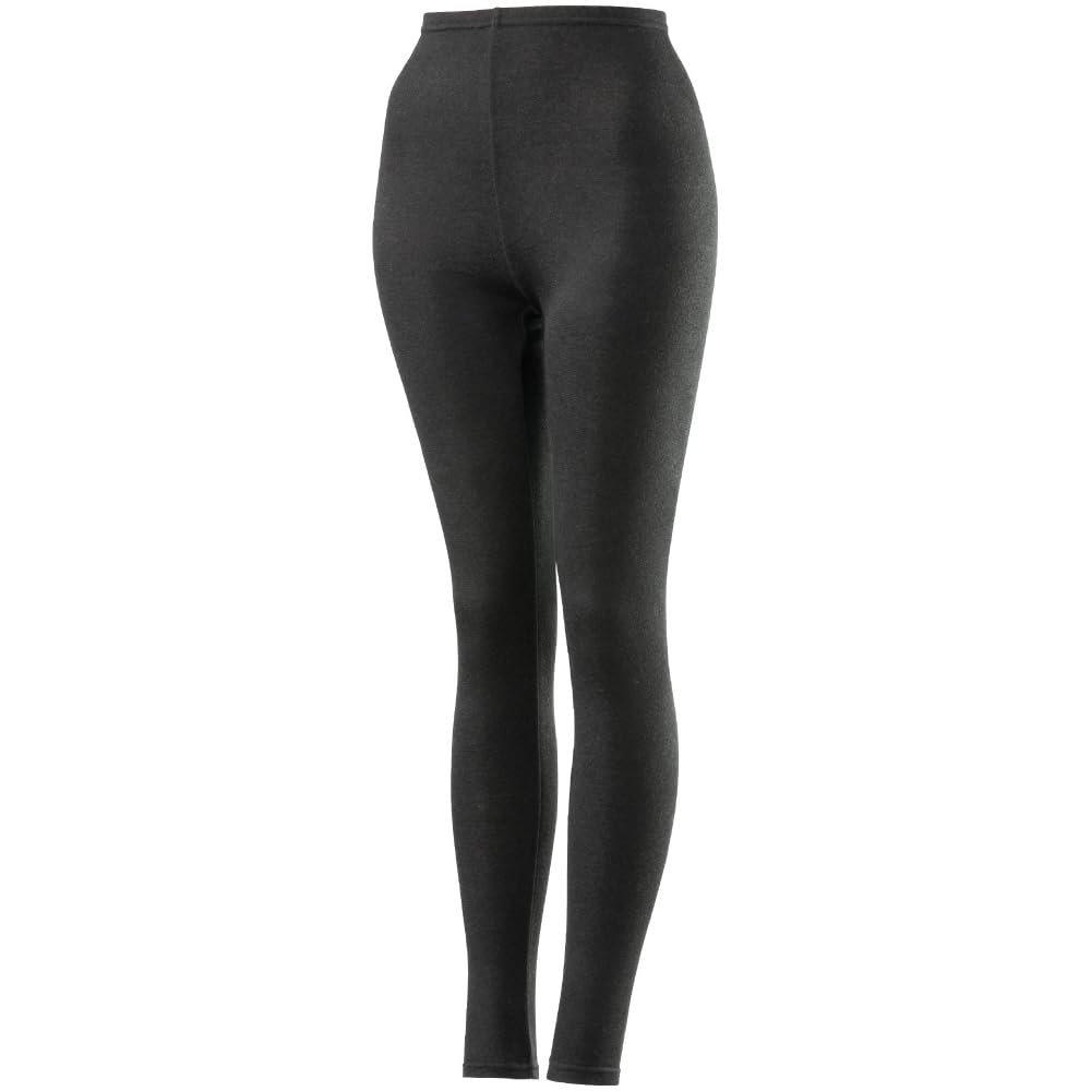 Mizuno Breath Thermo Medium Soft for Daily Long Size L Underwear, Heat-Generating Innerwear, Thickness, Use, Women's Tights, Black,