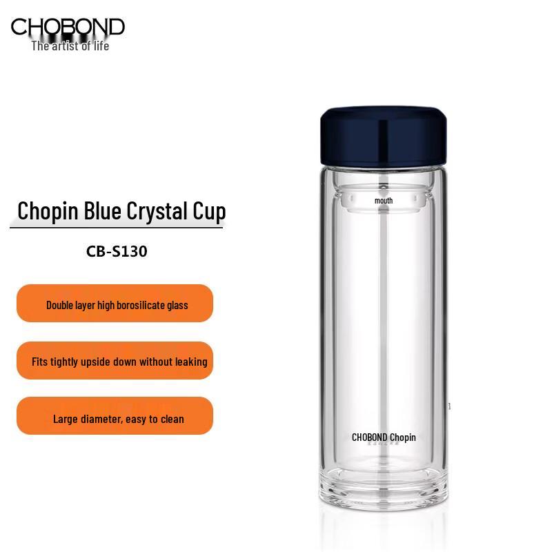 CHOBOND Azure Crystal Glass Cup