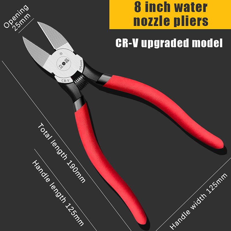 Electrician'S Wire Cutters 6-Inch And 5-Inch Industrial Grade Diagonal Pliers Small Side-Jaw Hand Wire Cutters