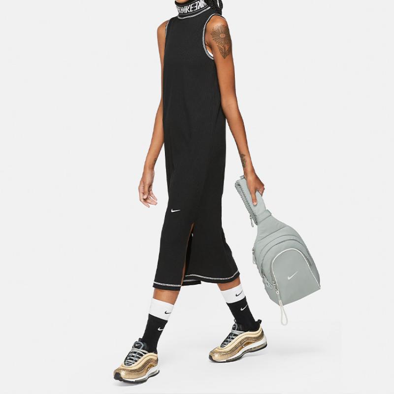 Nike Recycled Polyester Sling Bag Regular Unisex Mica Green Casual Dj9796-330