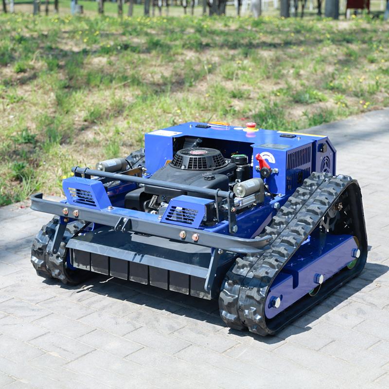 Narrow Body CE EPA Crawler Remote Control Lawn Mower Dense Fruit Orchard Grass Weeder