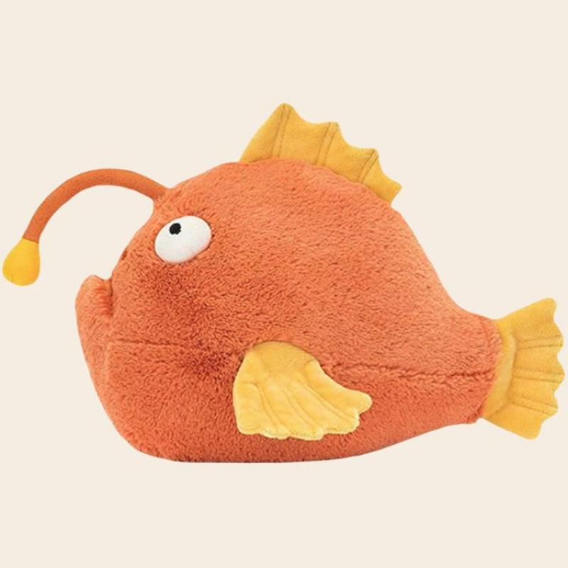 JELLYCAT Ocean Alexis Anglerfish Doll Plush Doll 14cm Height