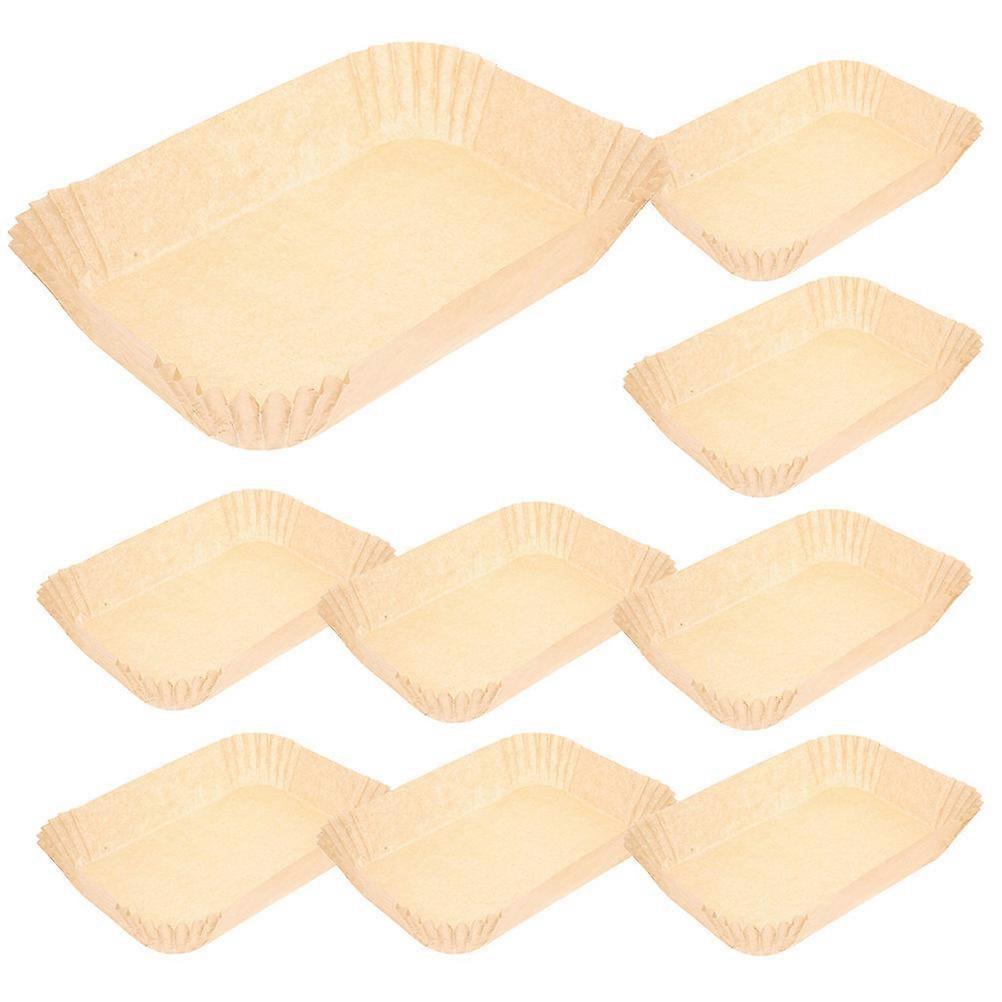 Disposable Air Fryer Paper Liner Non-Stick Baking Paper For Oven Users Rectangular 50Set