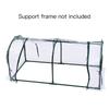 Pflanzen Gewächshaus PVC Metallrahmen 1.2x0.6x0.5m Mini Pflanzenhaus für Garten Topfpflanze