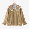 ZANZEA Women Casual Doll Collar Loose Long Sleeve Floral Blouse