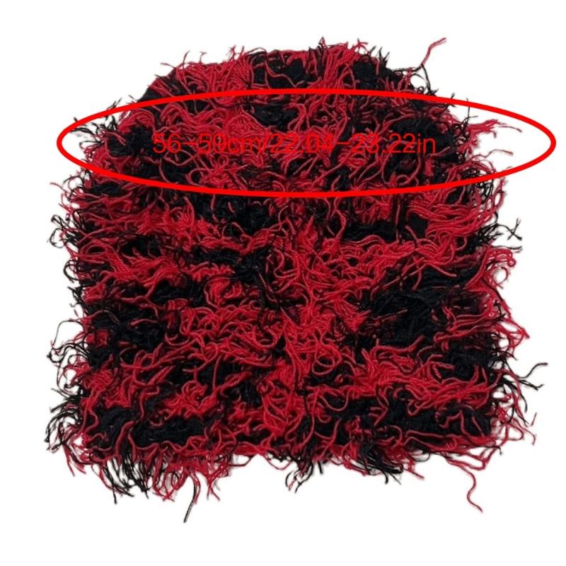 Knitted Beanie Hat with Fuzzy Pom Multifunction Warm Cover Household for Children Girls Boys Keeping Warm Accessory