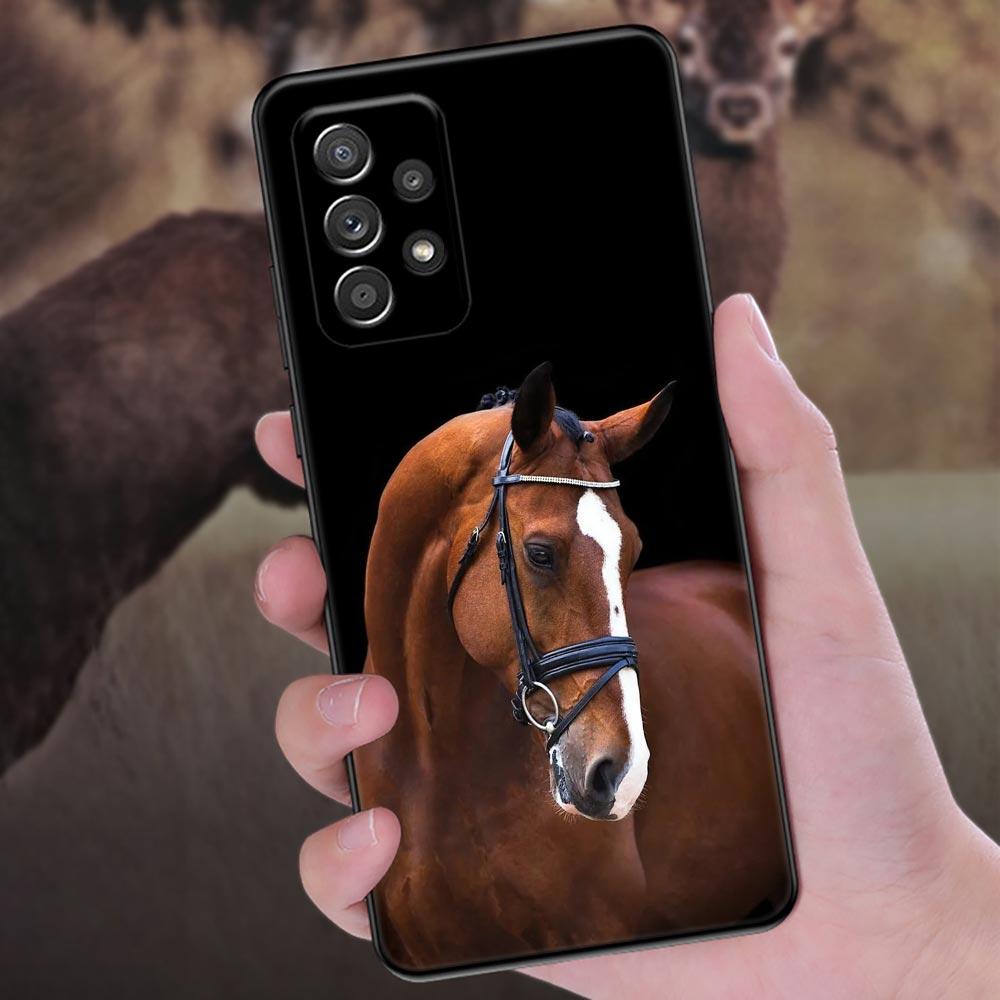 Horses Galloping Horse Animal Phone Cover Galaxy A56 5G Case For Samsung A57 A37 A17 A07 A55 A54 A52 A52S A51 A41 A32 A33 Cases