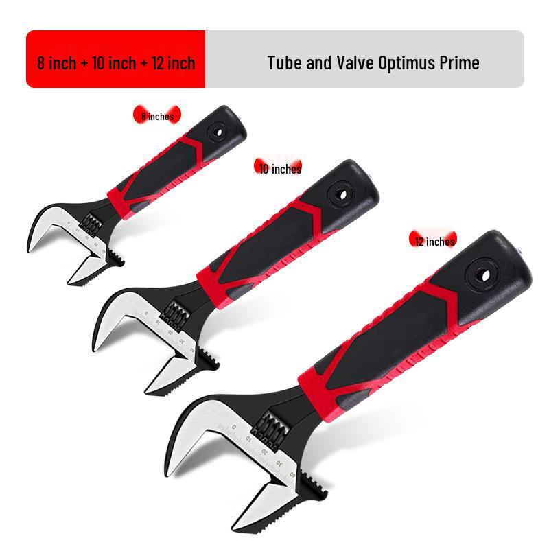 Universal Short Handle Adjustable Wrench for Narrow Spaces - Multifunctional Bathroom Tool