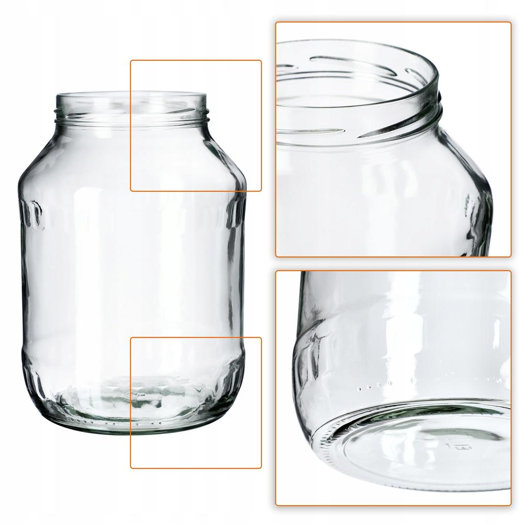 KADAX Glas Einmachglas für Konserven Gurken Liköre Honig Saft