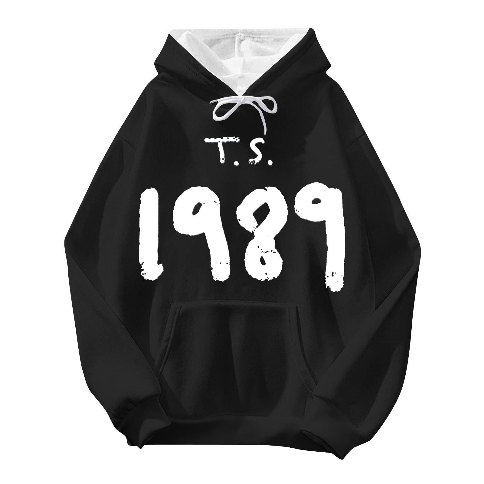 

Мужская и женская однотонная толстовка с длинными рукавами и принтом S чёрный