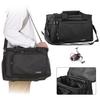 Fishing Tackle Bag Square Multi-pocket Smooth Zipper Adjustable Shoulder Strap Portable Large Capacity 600D Canvas Fishing Gear Hard Lure
