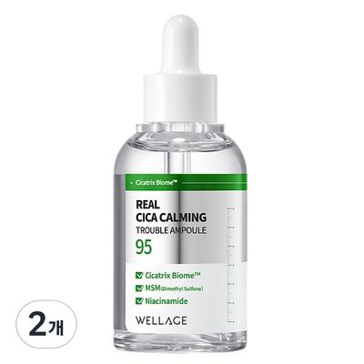 Real Cica Calming 95 Ampule na problémy, 50 ml, 2 ks