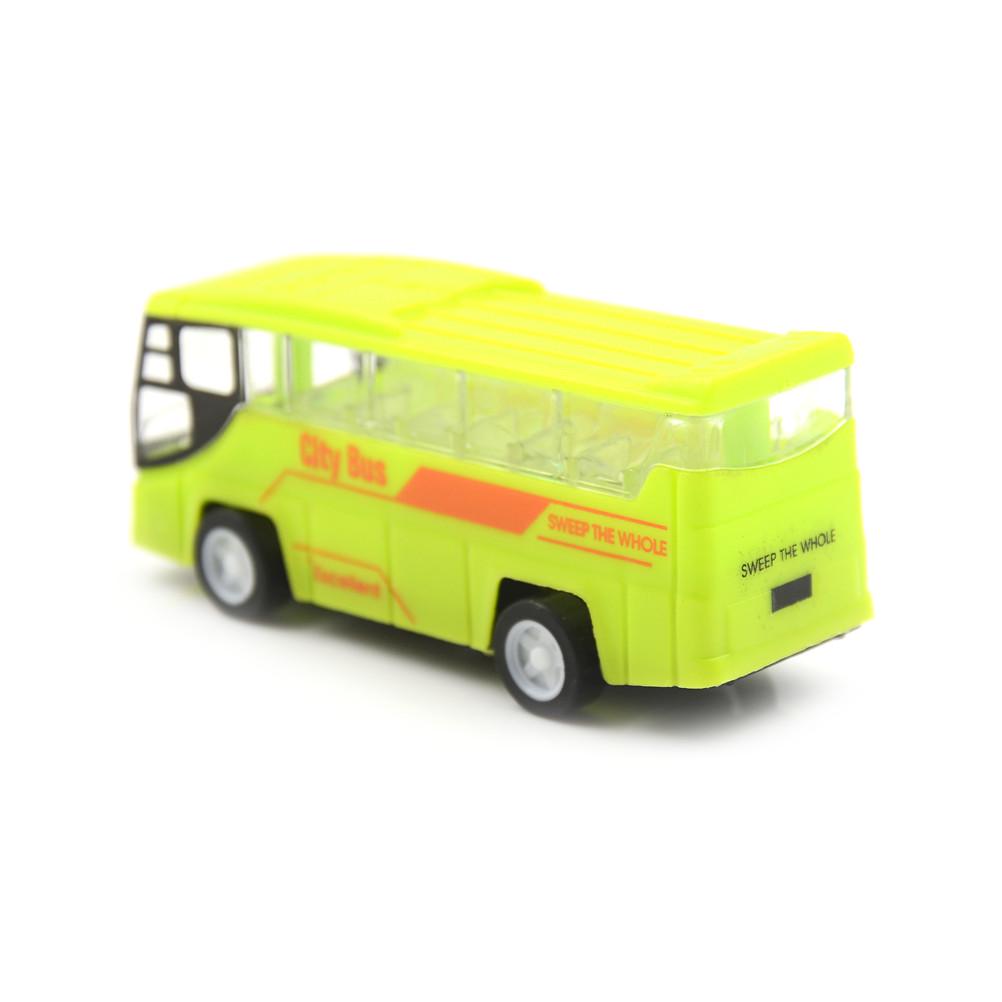 Scale School Bus Miniature Car Model Educational Toys For Children Plastic Toy Vehicles Model For Kids Gifts