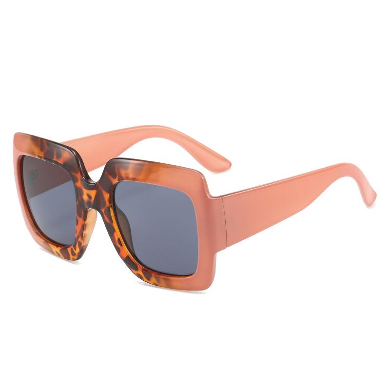  Oversized Square Women Colorful Sunglasses Fashion Gradient Leopard Female Shades UV400 Men Outdoor Sports Sun Glasses