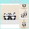 Sweet And Whimsical Panda Plush Doll Keychain Collectible Stuffed Animal Decor