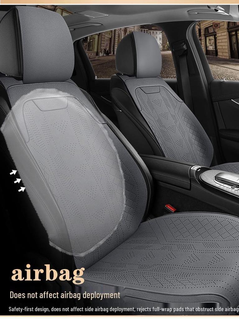 Geely Galaxy L7 Suede Seat Cushions & Covers - Long Teng MAX Asian Games Edition