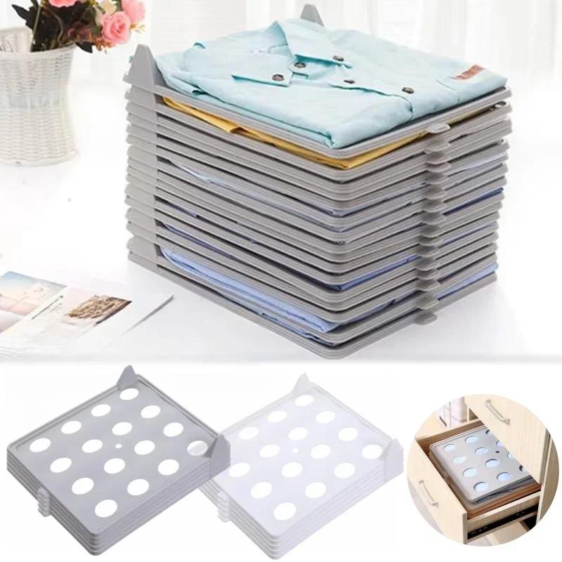 Clothes Folder T Shirts Jumpers Organizer Fold Clothes Folding Board Clothes Holder Home Wardrobe Storage Separate Boards