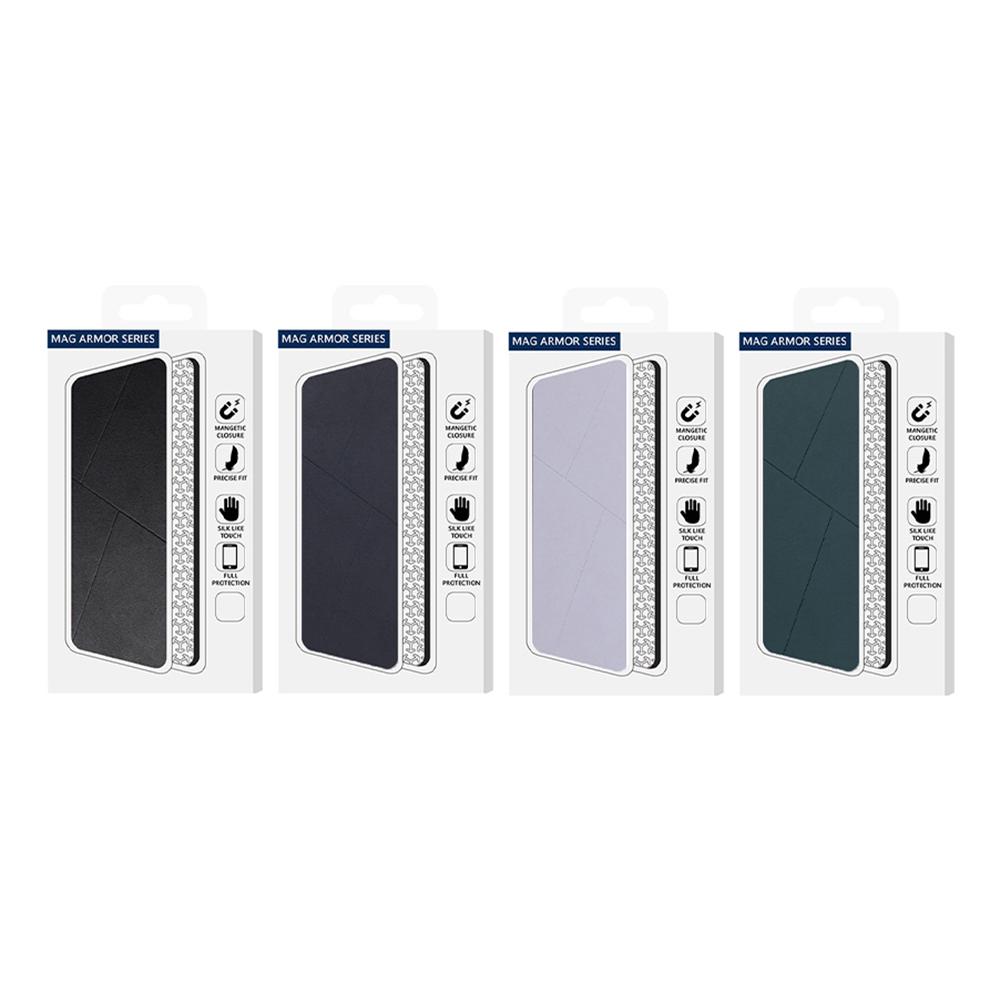 For iPhone 17 Case Magnetic Closure Card Slot Leather Flip Phone Cover