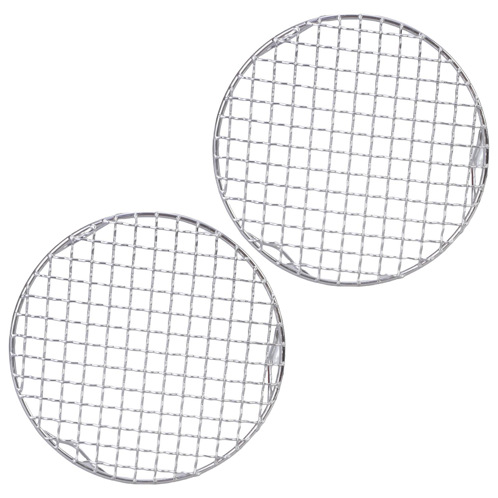 

Многофункциональная круглая решетка для охлаждения Профессиональные сетки для барбекю Текстура из нержавеющей стали Подходит для выпечки и гриля 15