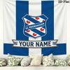 Custom Name SC HeerenveenPrinted Tapestry – Wall Hanging for Bedrooms, Dorms, and Home Decor