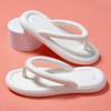 Flip-flops women's new summer angle flat bottom outdoor beach wear couple EVA men's drag