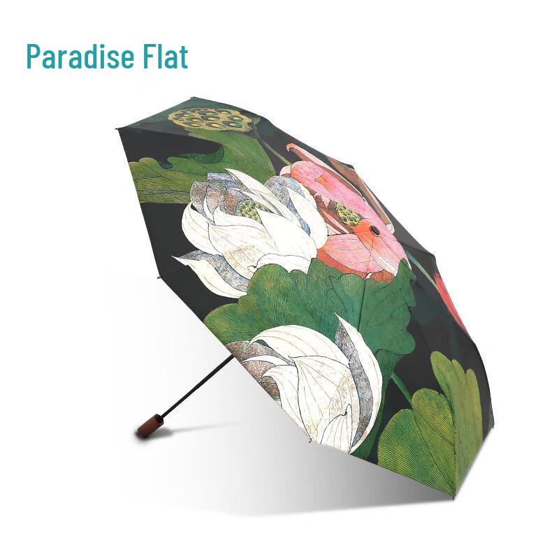 Paradise Umbrella 3-Fold UV Protection Travel Umbrella